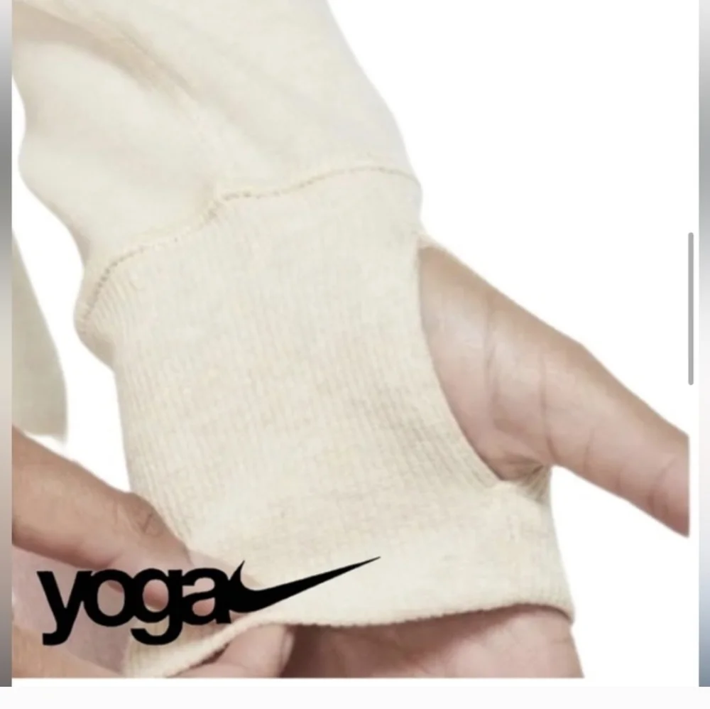 Nike Yoga Black Asymmetrical Zip Hoodie - Picture 4 of 16